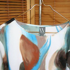 Worthington White wih Brush Strokes on Canvas Size Small